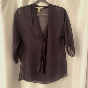 Vintage Diane Von Furstenberg Sheer Top